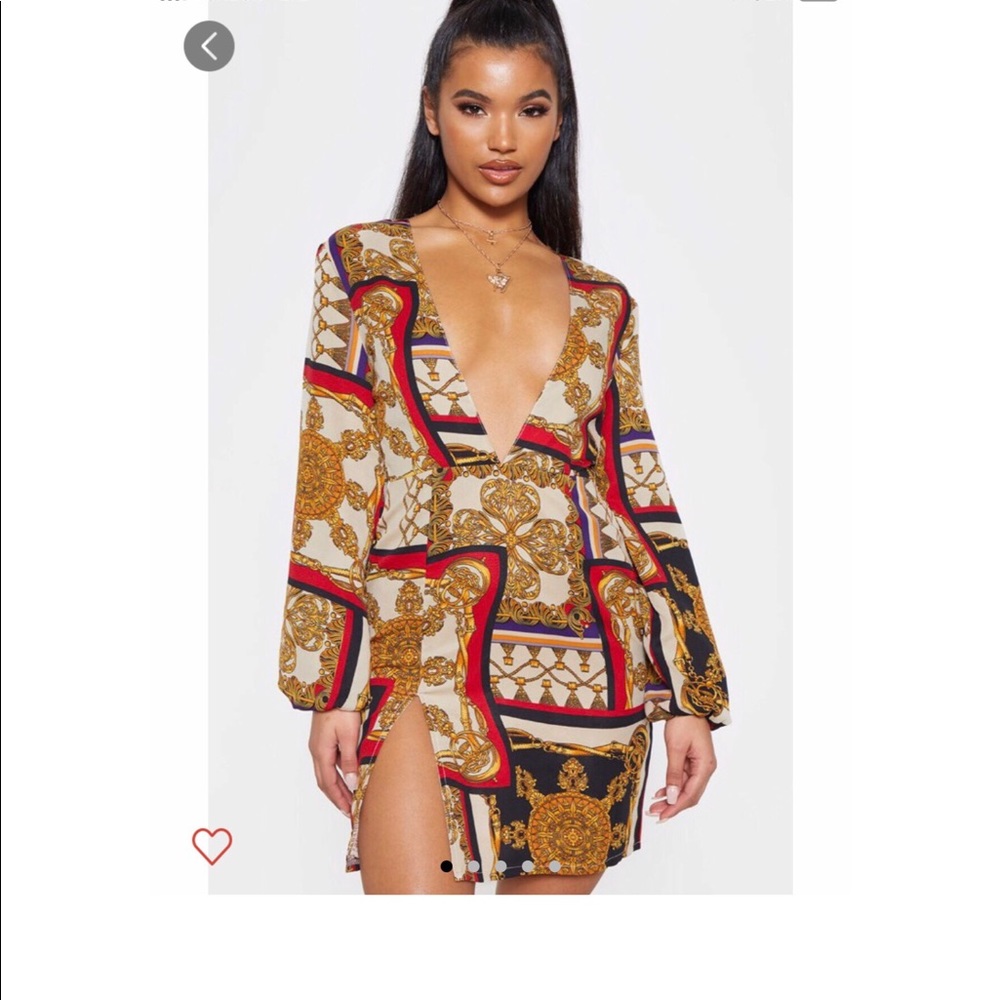Pretty Little Thing chain dress